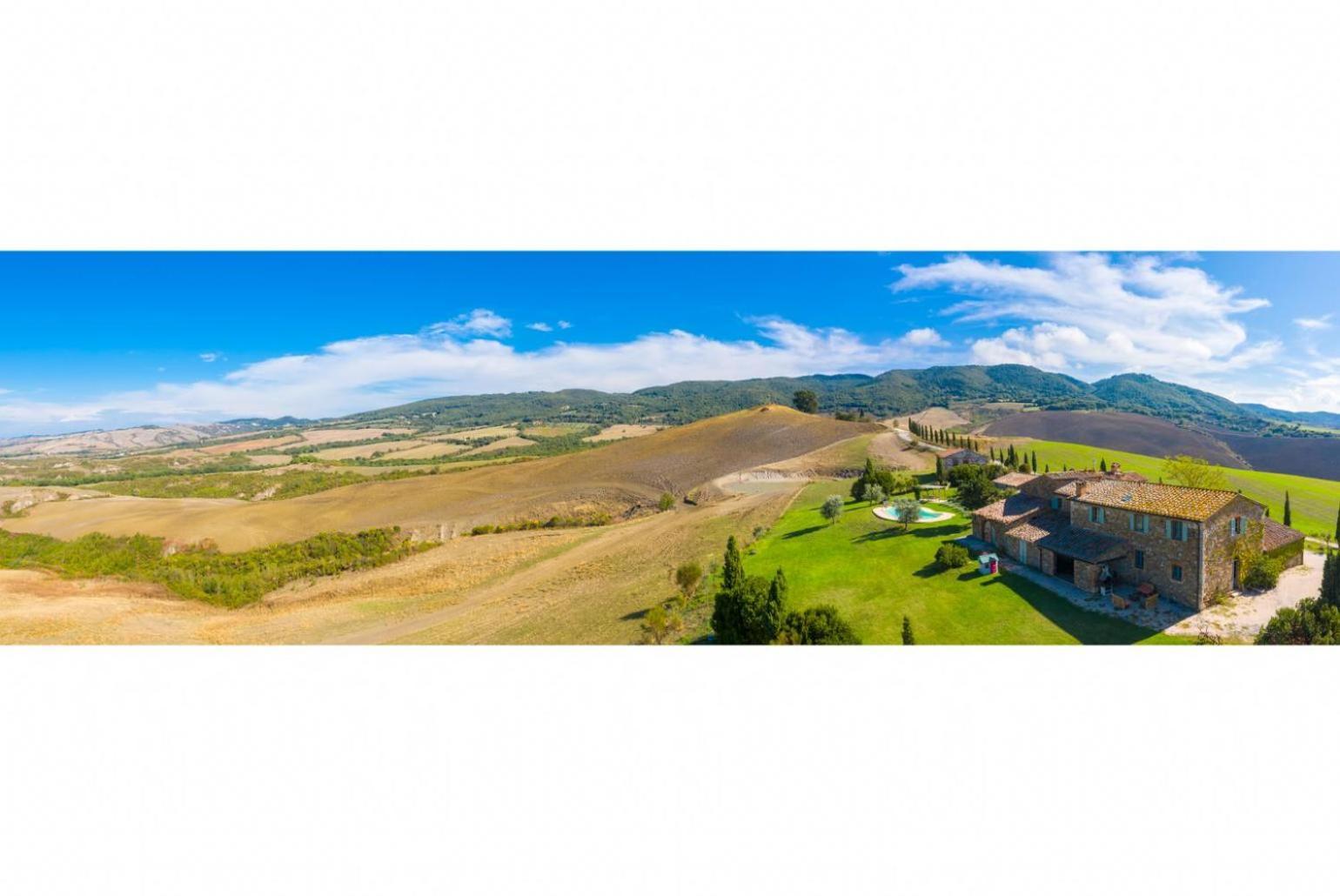 Villa Podere Belvedere Siena Bagian luar foto