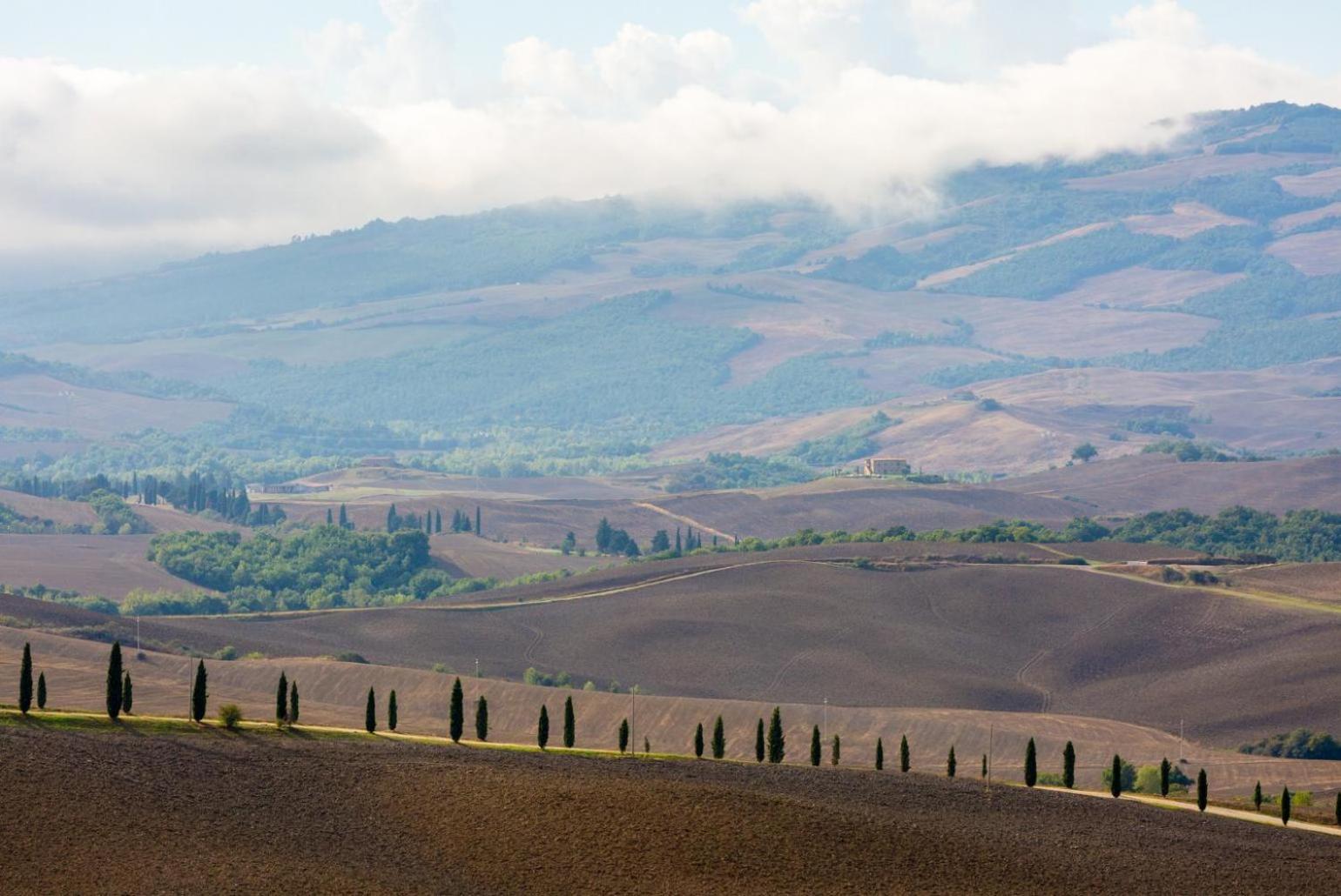 Villa Podere Belvedere Siena Bagian luar foto