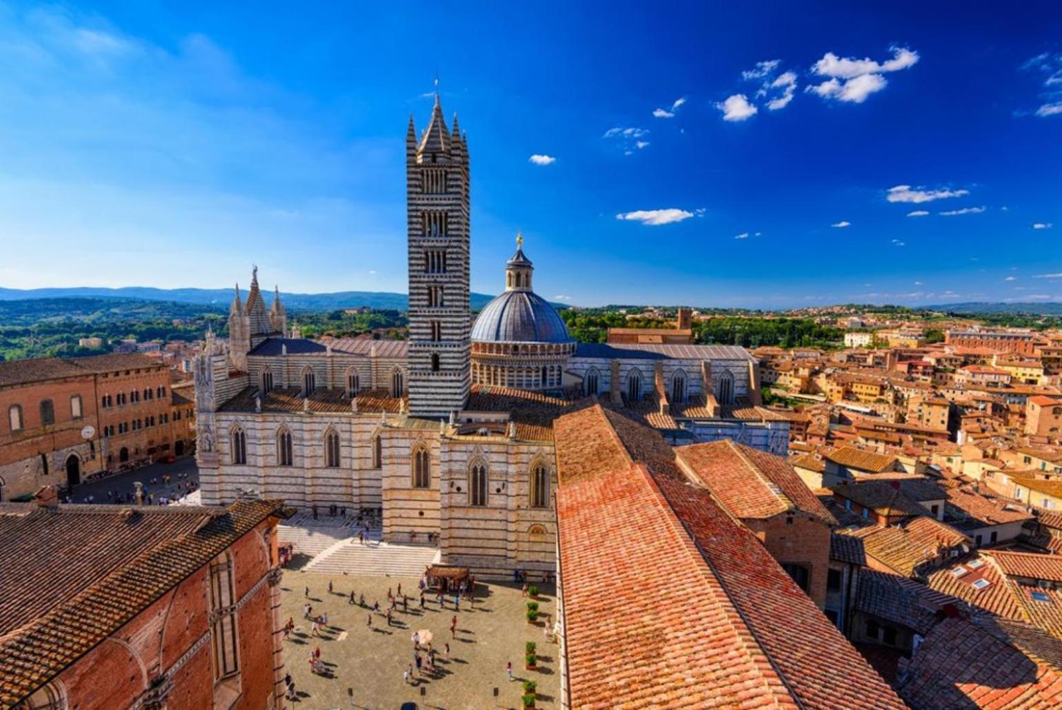 Villa Podere Belvedere Siena Bagian luar foto