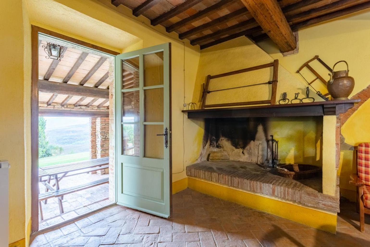 Villa Podere Belvedere Siena Bagian luar foto