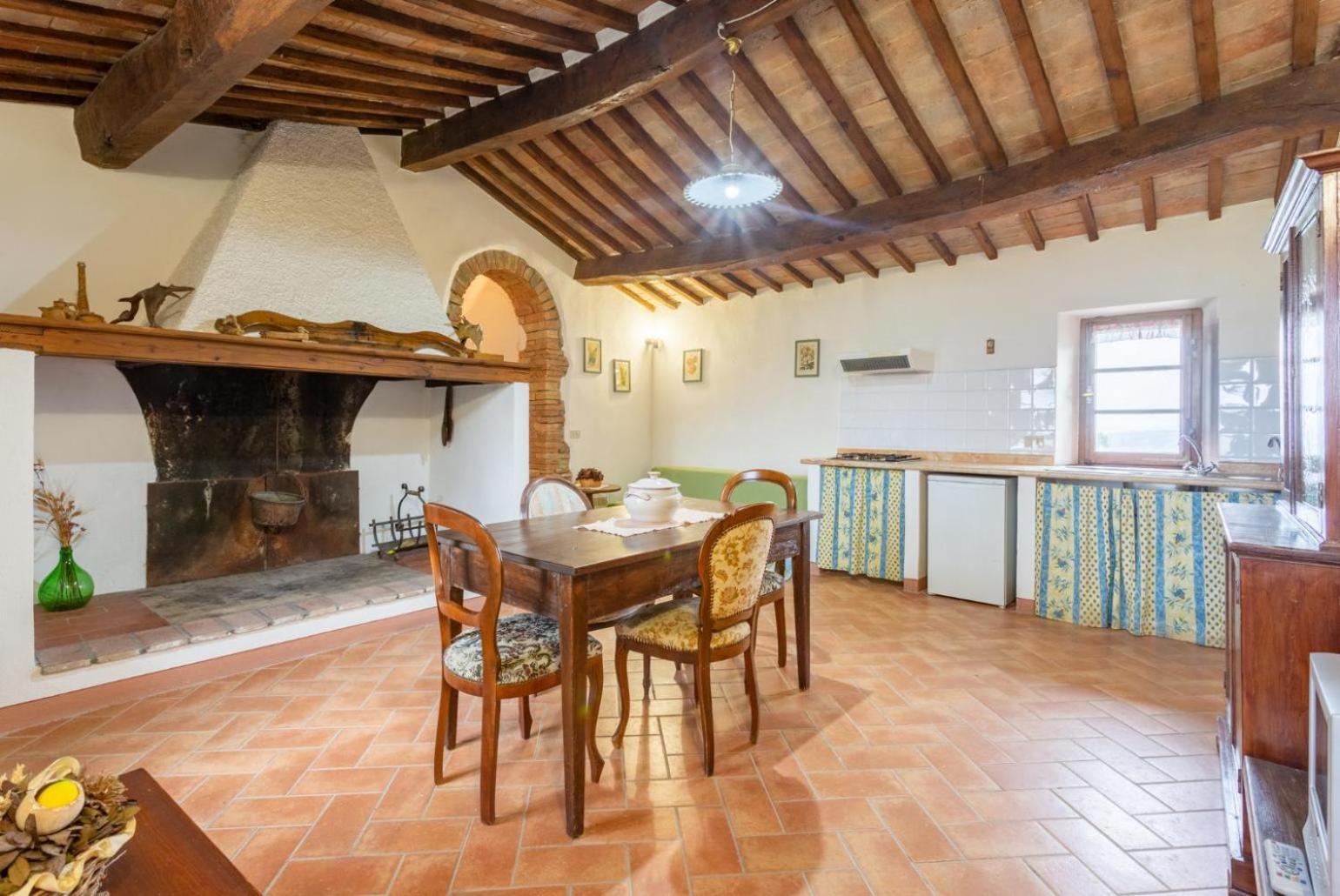 Villa Podere Belvedere Siena Bagian luar foto