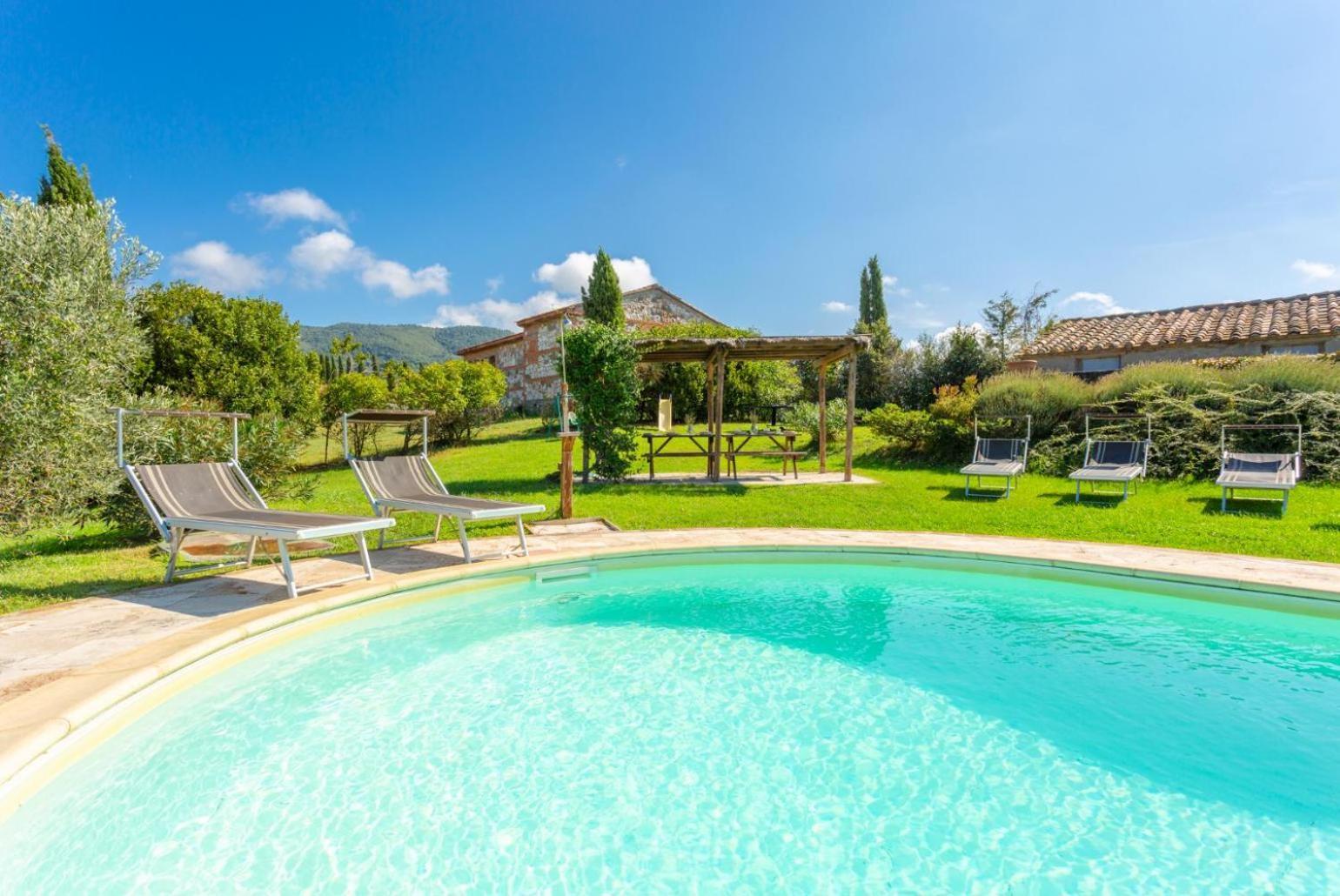 Villa Podere Belvedere Siena Bagian luar foto