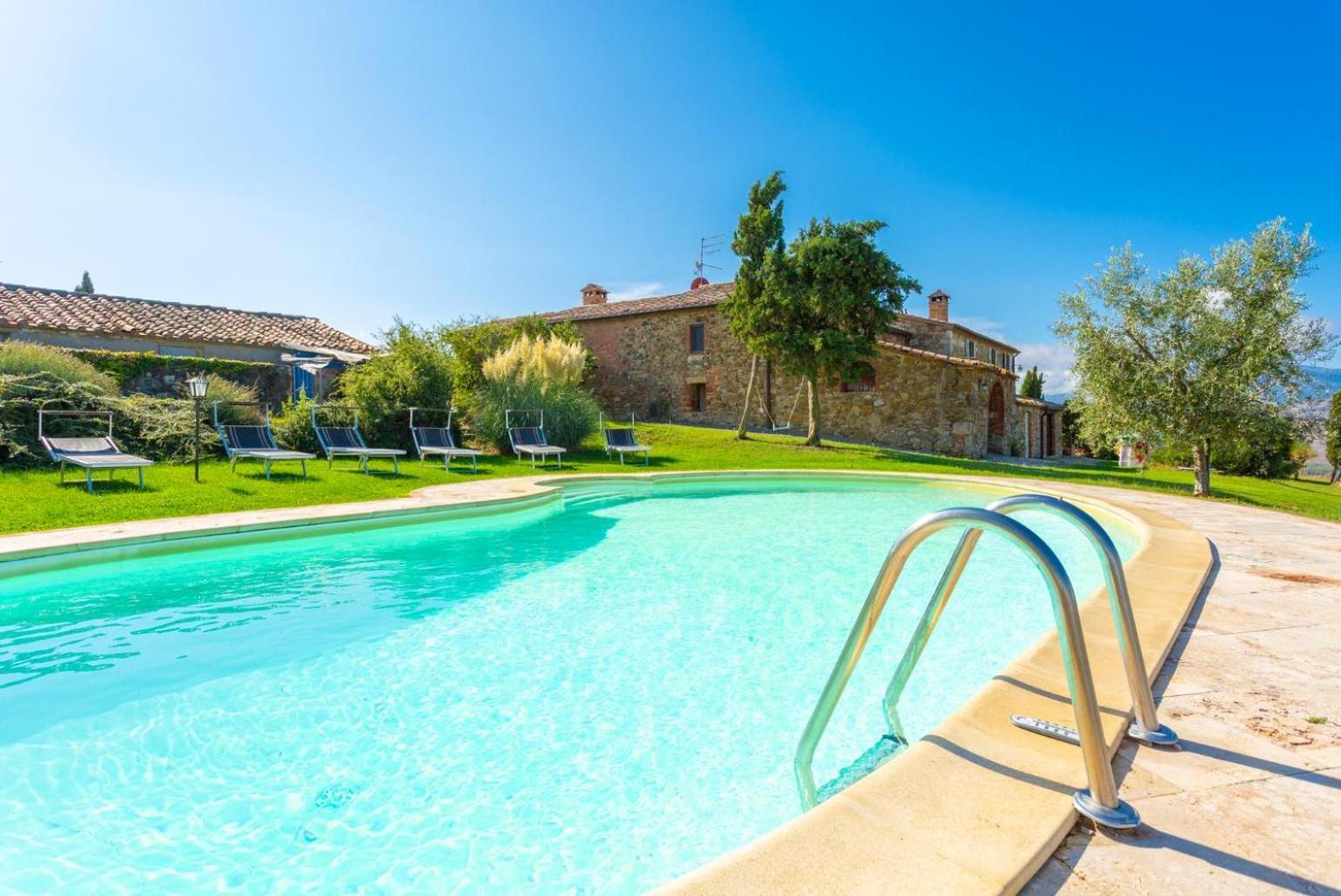 Villa Podere Belvedere Siena Bagian luar foto