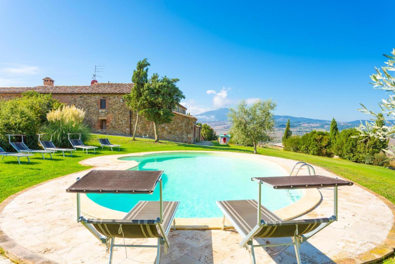 Villa Podere Belvedere Siena Bagian luar foto