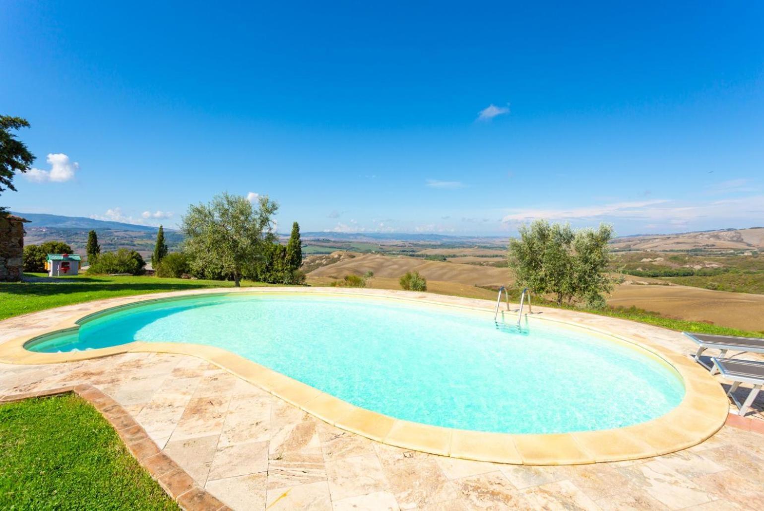 Villa Podere Belvedere Siena Bagian luar foto