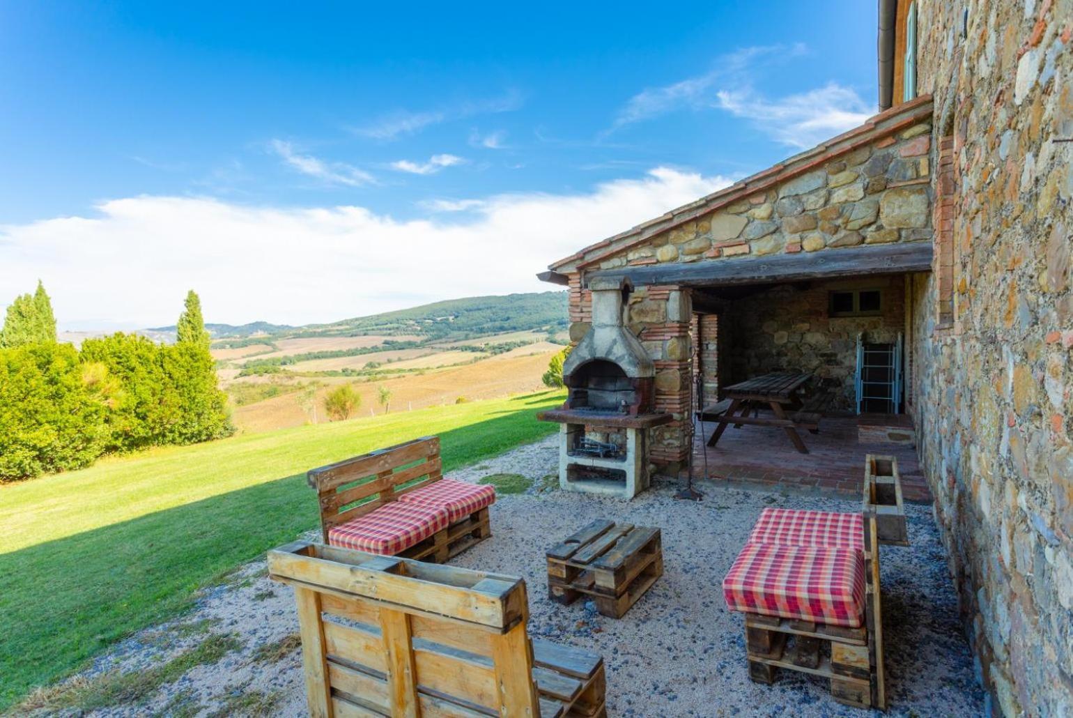 Villa Podere Belvedere Siena Bagian luar foto