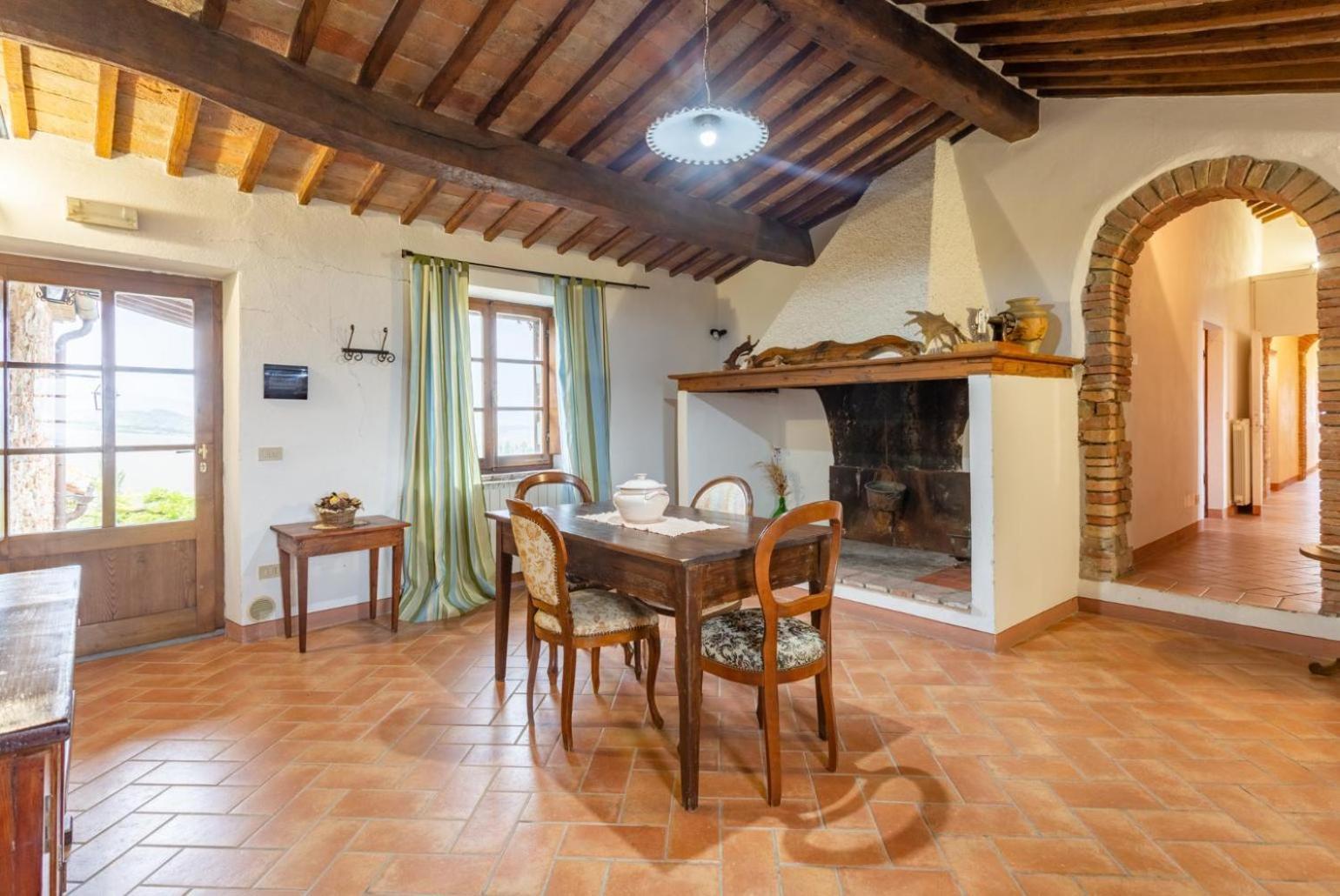 Villa Podere Belvedere Siena Bagian luar foto