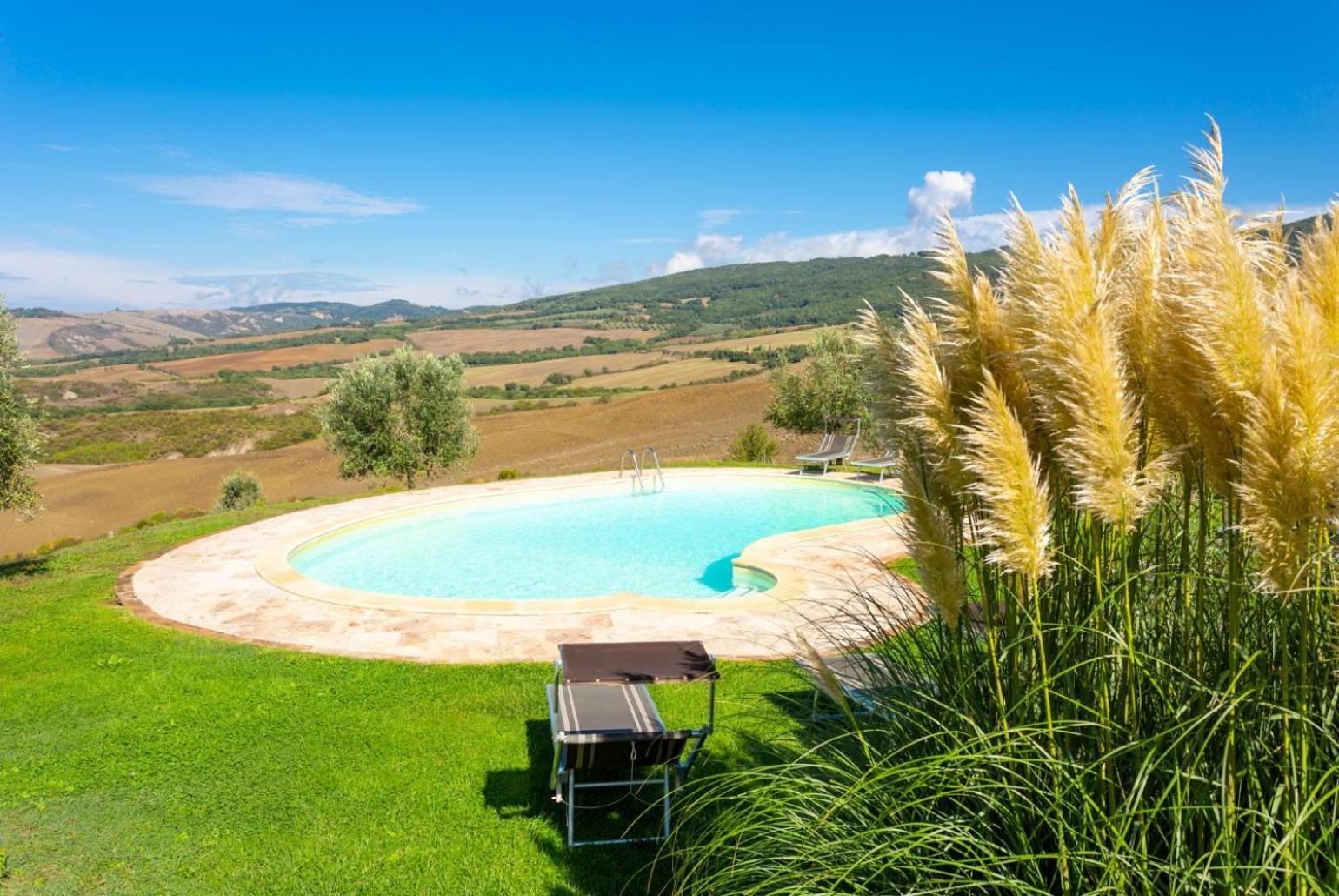 Villa Podere Belvedere Siena Bagian luar foto
