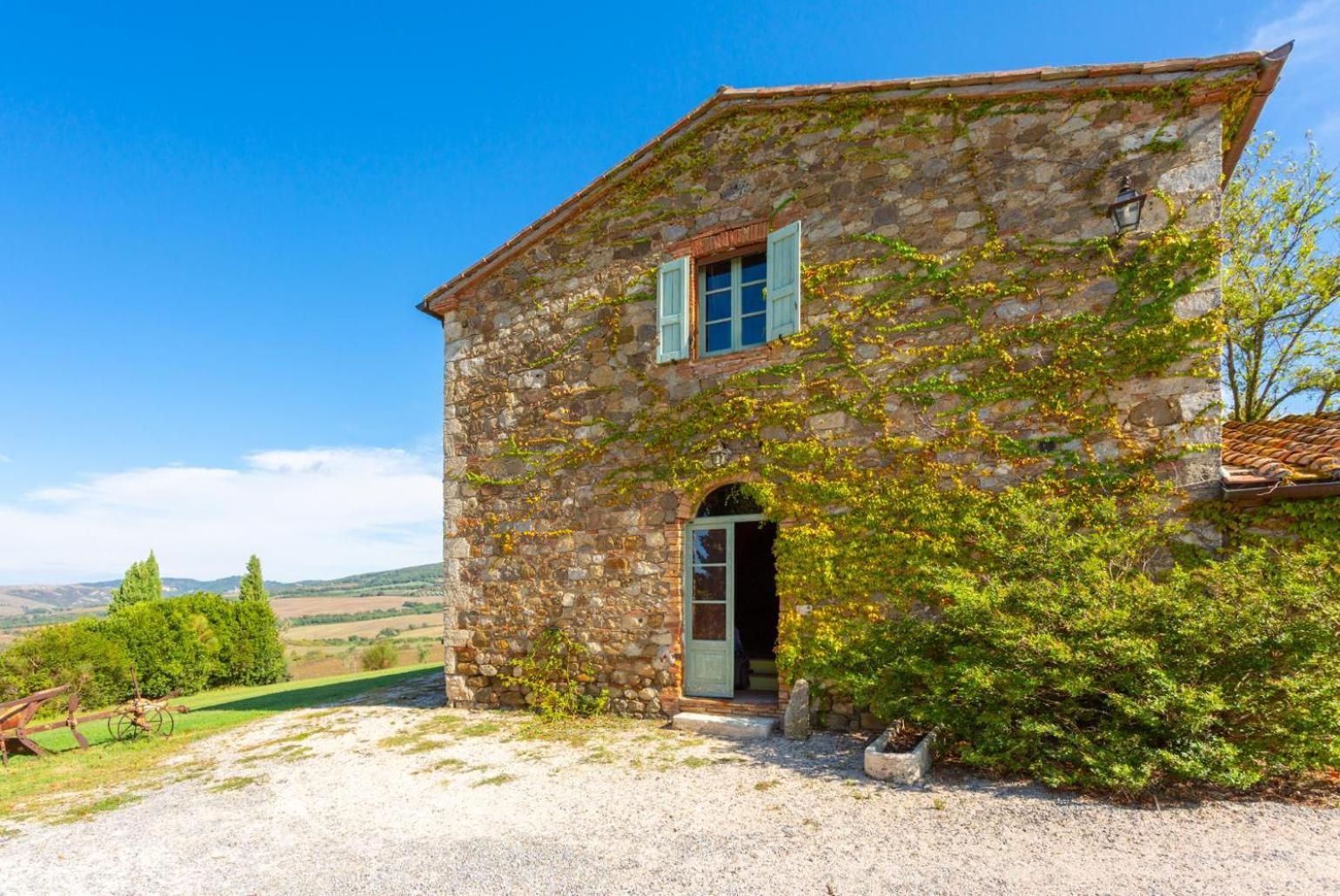 Villa Podere Belvedere Siena Bagian luar foto